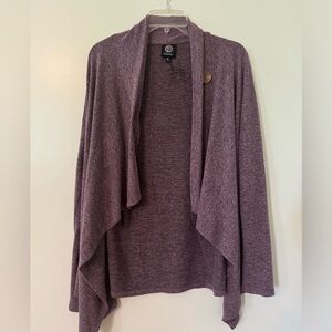 Bobeau single button cardigan - wear open or closed